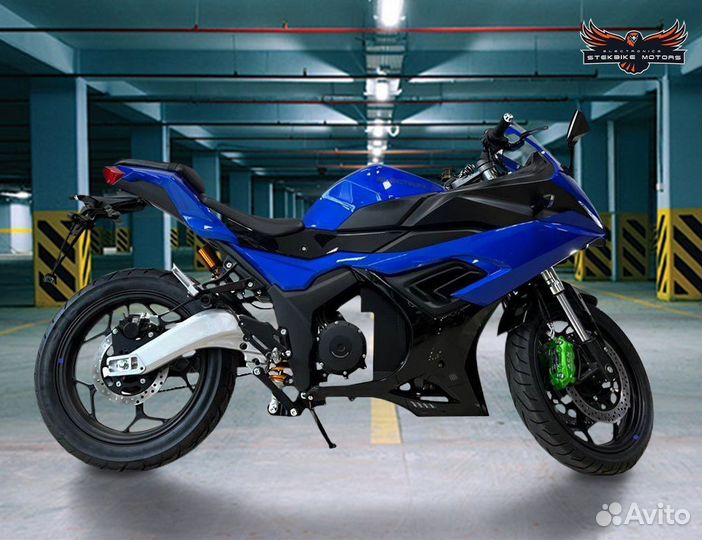 Электромотоцикл RR 3000W 72v120Ah