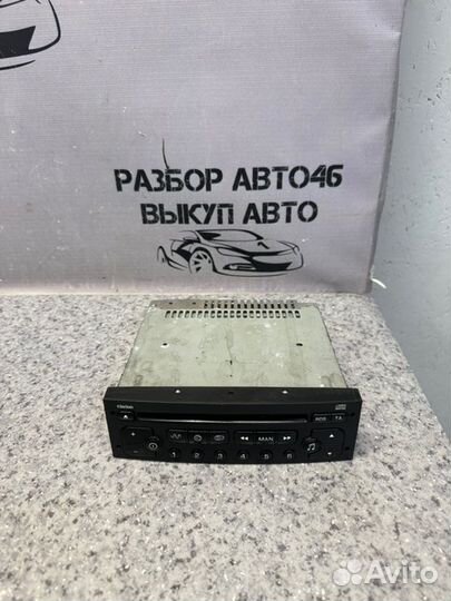 Штатная магнитола Peugeot 206