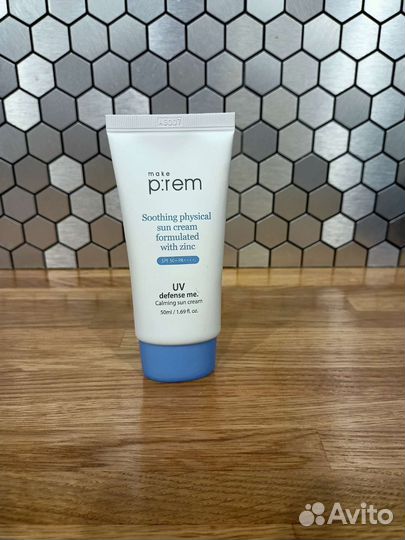 Make prem Soothing Physical SunCream SPF50