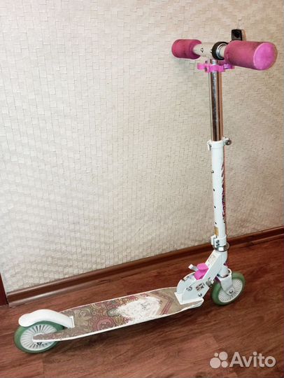 Самокат детский Reaction для девочек, 125 мм