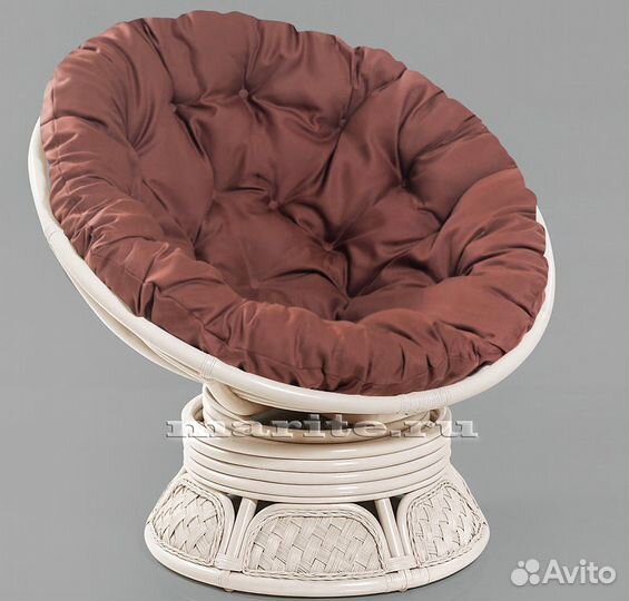 Кресло-качалка плетеное из ротанга