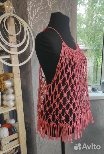 Топ макраме