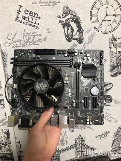 Комплект мать проц ram