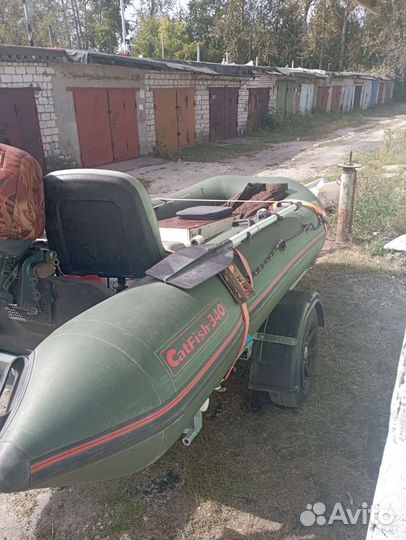 Надувная лодка пвх бу