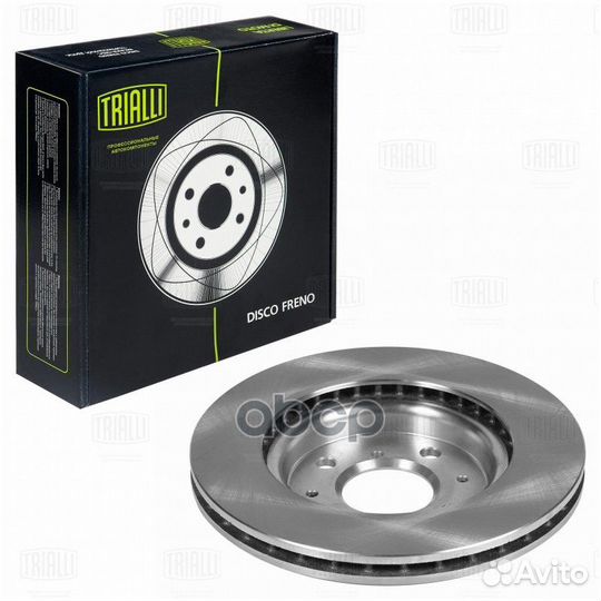 Диск тормозной перед DF240108 Trialli