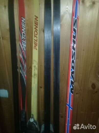 Лыжи беговые, ботинки лыжные