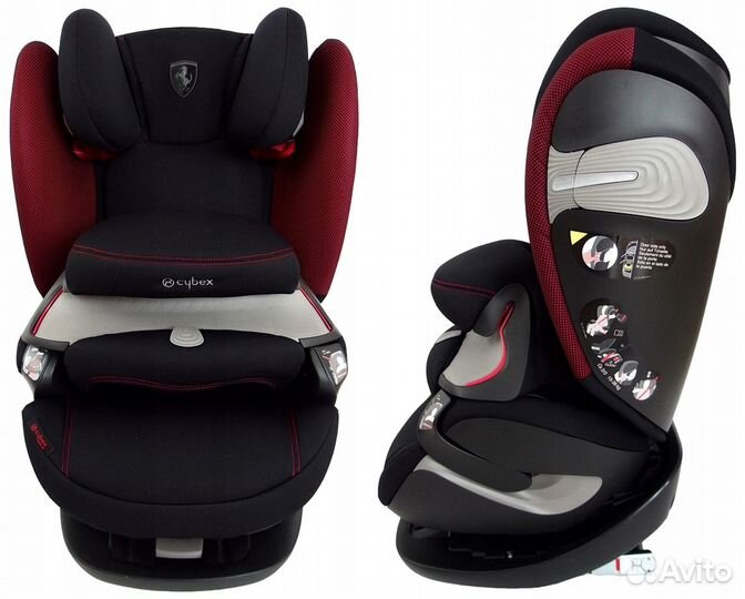 Автокресло Cybex Pallas S-FIX (Ferrari Black)