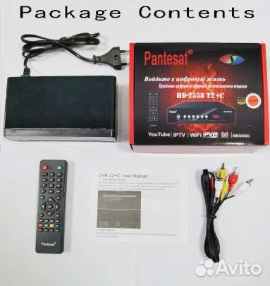 Приставка DVB-T2 HD-2558T2 (опция Wi-Fi)