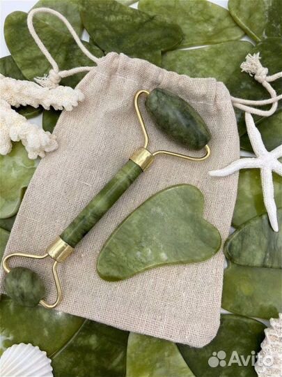 Роллер и скребок гуаша