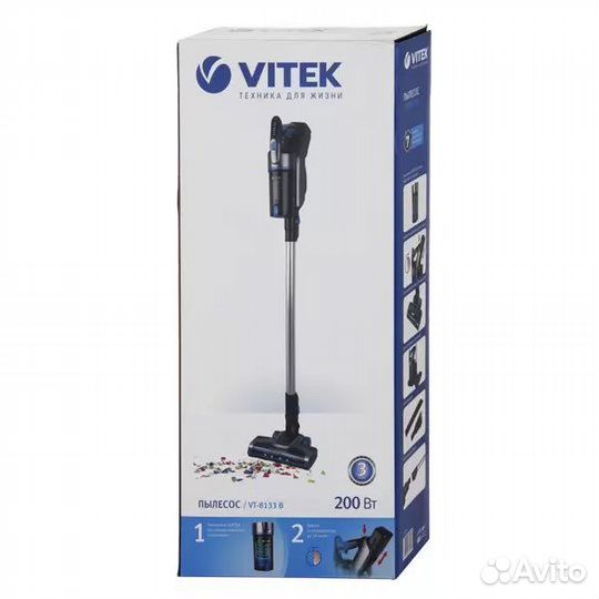 Вертикальный пылесос vitek VT-8133 B