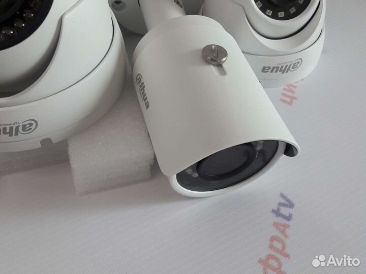 5 Камер видеонаблюдения 4Мп регистратор Dahua