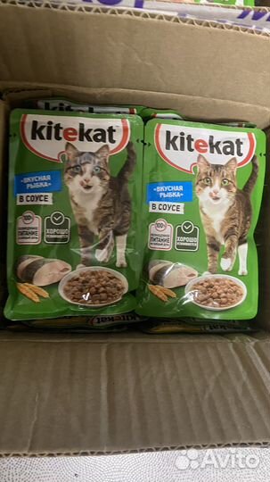 Корм для кошек kitekat