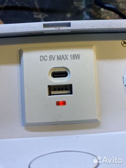 Блок розеток USB и t