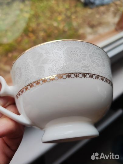 Чайная пара фарфор fioretta