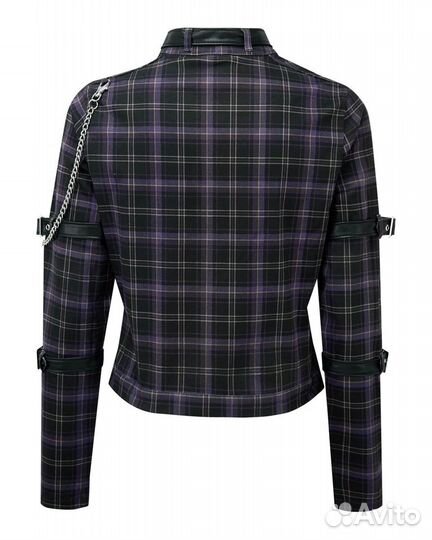 Куртка Женская Killstar Roz Zip Jacket Tartan