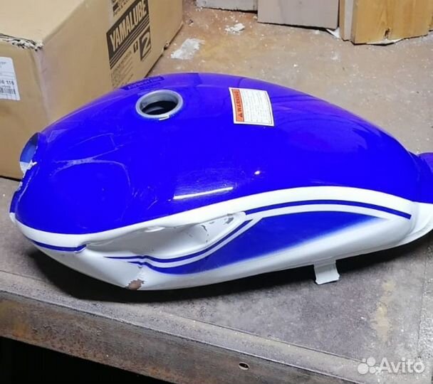 Бензобак для мопеда Альфа RX (бак топливный)