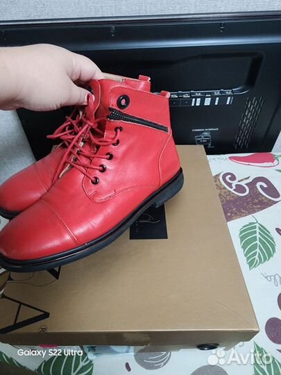 Ботинки женские натуральная кожа 39