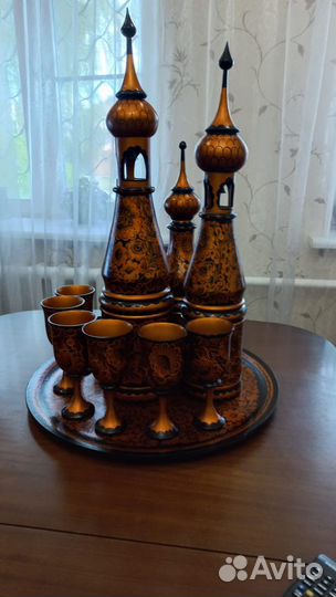 Сервиз хохлома