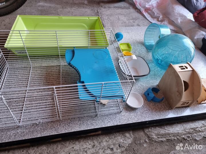 Клетка для хомяка с набором