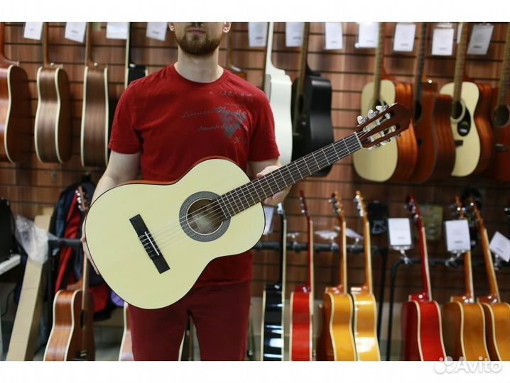 Cort AC70-wbag-OP уменьшенная гитара 3/4 с чехлом