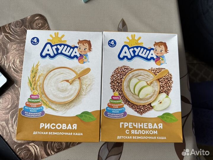 Детское питание Агуша (пюре, смесь, каша)