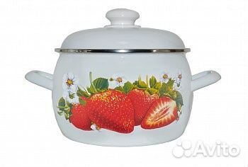 Кастрюля 2,0л клубника садовая