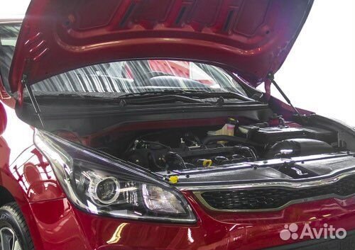 Газовые упоры капота kia rio 4