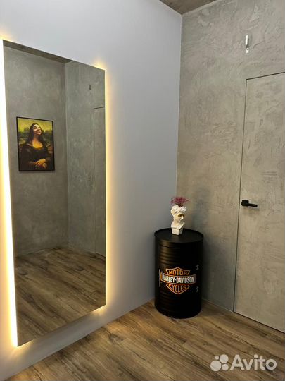 Зеркало с парящей подсветкой 150х50см