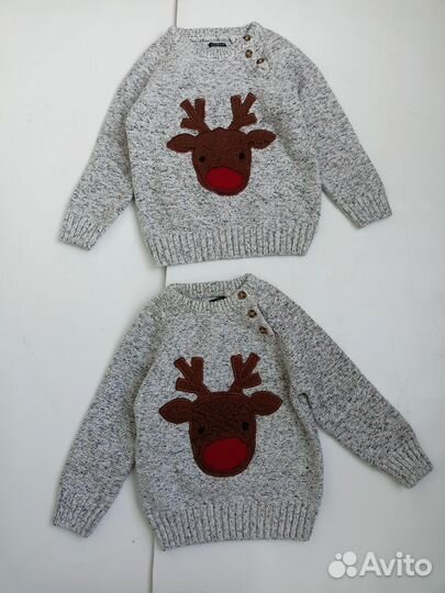 Б/у новогодний свитер
