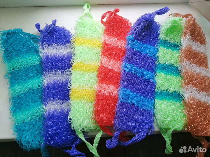 Мочалки ручной работы