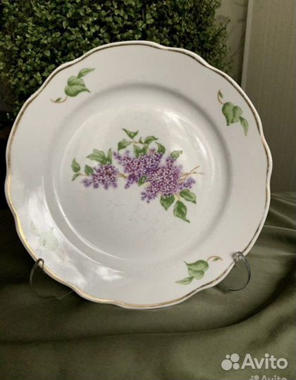 Фарфоровая посуда сирень Дулево