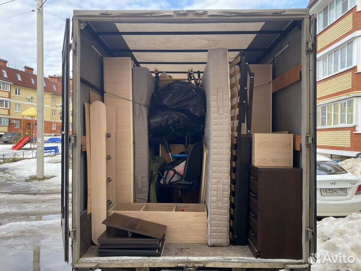 Грузоперевозки газель, переезд