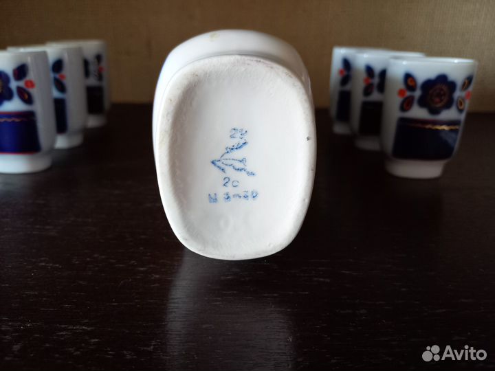 Набор Графин и 6 стопок Городница СССР