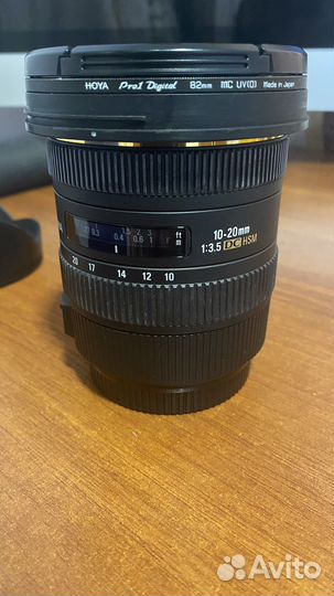 Объектив canon 10-20 mm 1:3.5