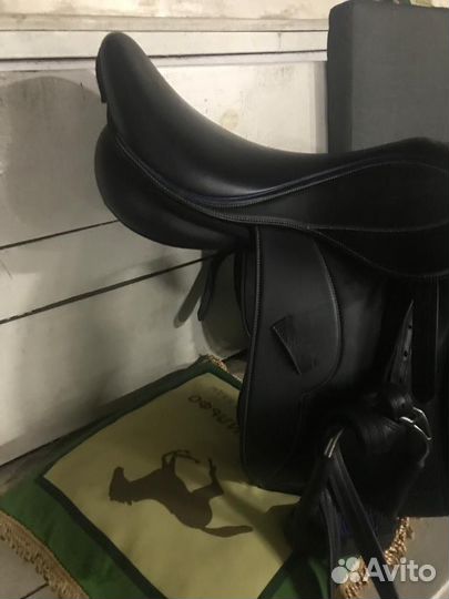 Седло daslo с синим кантом