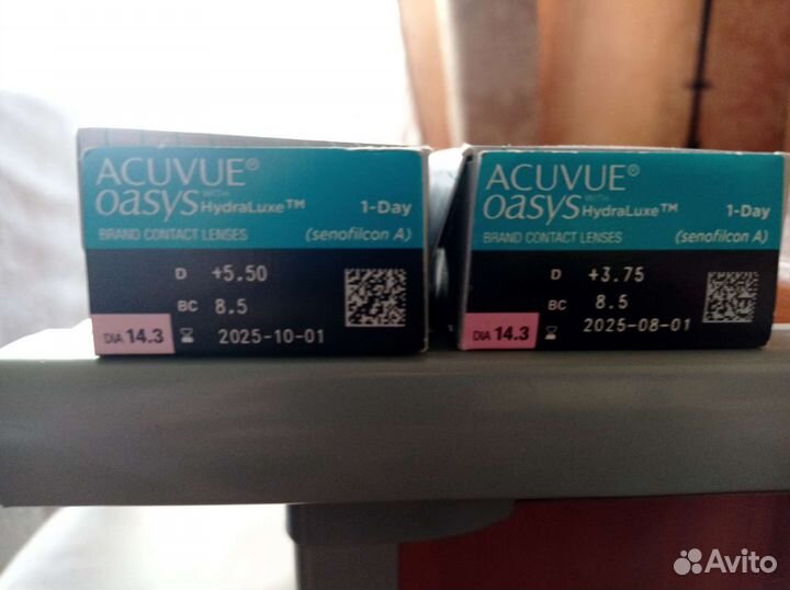 Линзы контактные однодневные