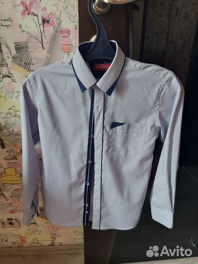Рубашка для мальчика 134