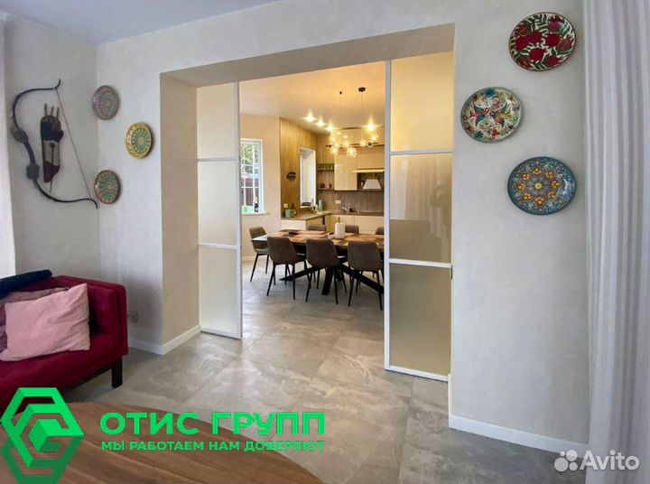 Стеклянные перегородки