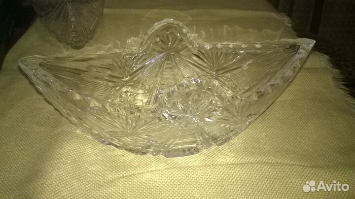 Хрустальная ладья. Винтаж СССР