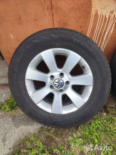 Колеса Тигуан r16 с зимней резиной