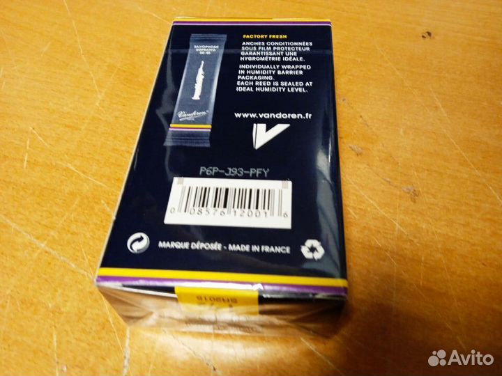 Трости для саксофона Сопрано Vandoren SR2015 №1.5