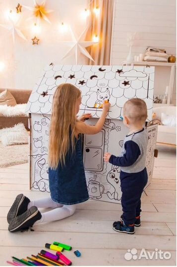 Дом-раскраска