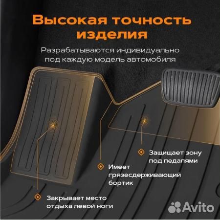 Коврики передние Renault Logan 2 с 2014-2023