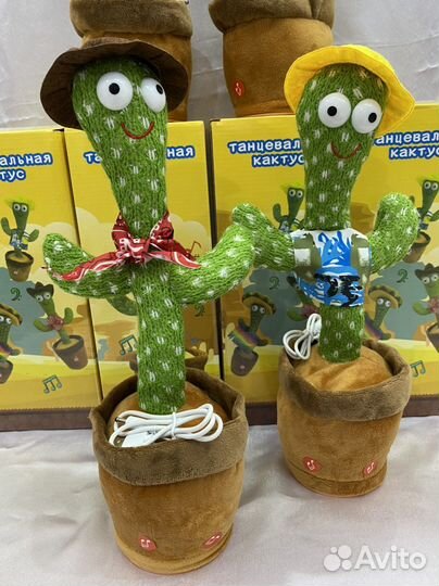 Музыкальная игрушка повторюшка Кактус