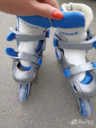 Роликовые коньки детские раздвижные