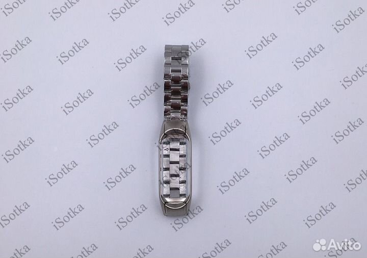 Ремешок Xiaomi Mi Band 2 Silver (металл)