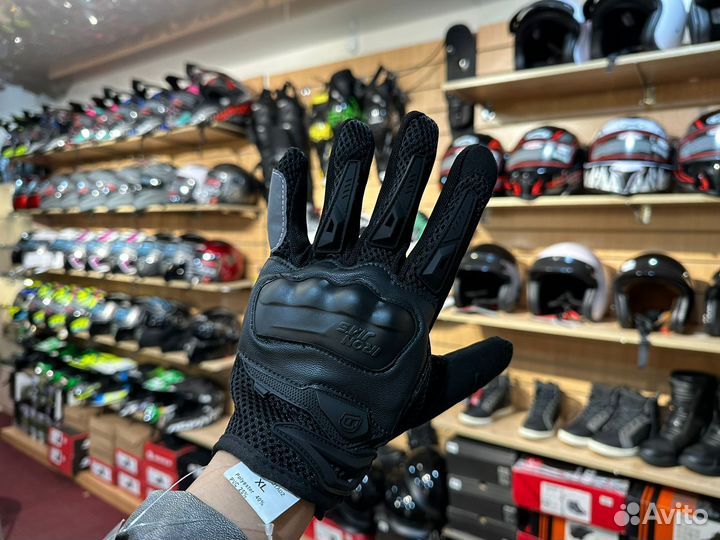 Мото перчатки с защитой для мото