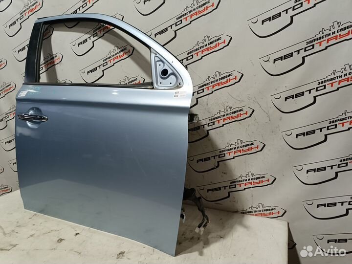 Дверь mitsubishi outlander GF2W GF3W GF4W GF7W GF8W GG2W GG3W 5700B672 передняя правая голубой, U21B