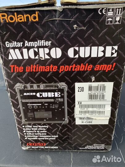 Комбоусилитель roland micro cube