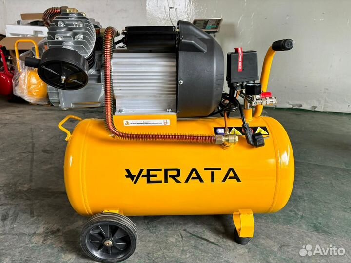 Компрессор воздушный 440 л/мин, бак 50л, 10 бар